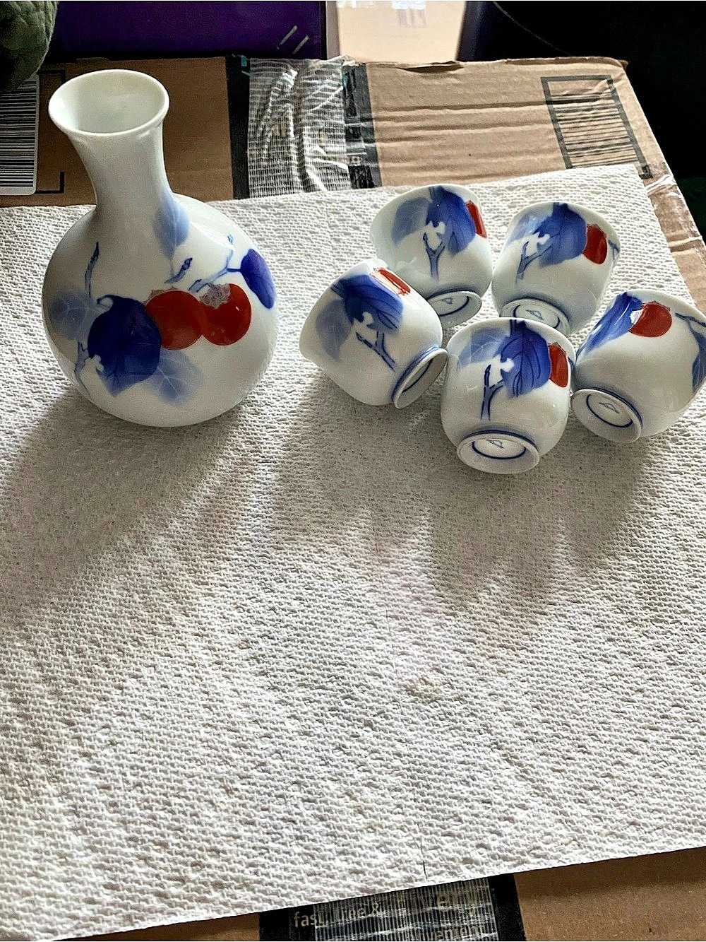 Vintage Porcelain Sake Set
